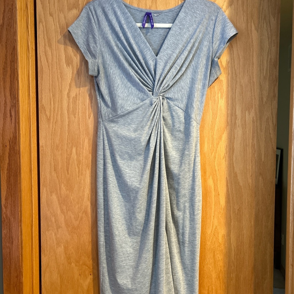 Séraphine cinched maternity dress